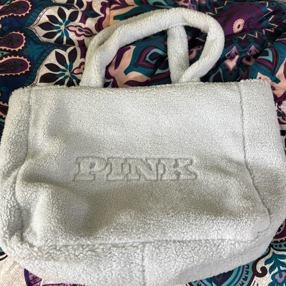 VICTORIA'S SECRET PINK Plush Teddy Tote